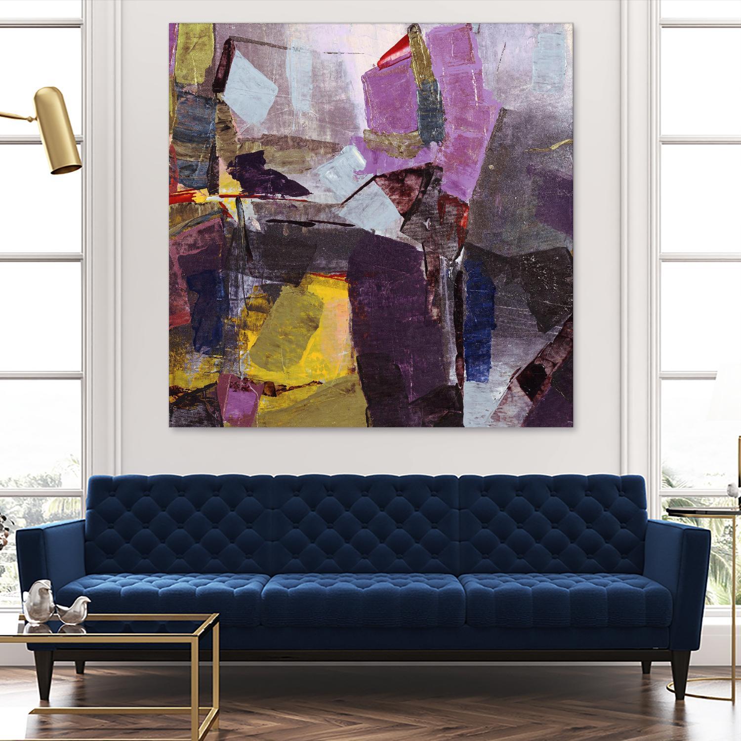 Broadway Nights by Daleno Art on GIANT ART - gold abstract abstrait 