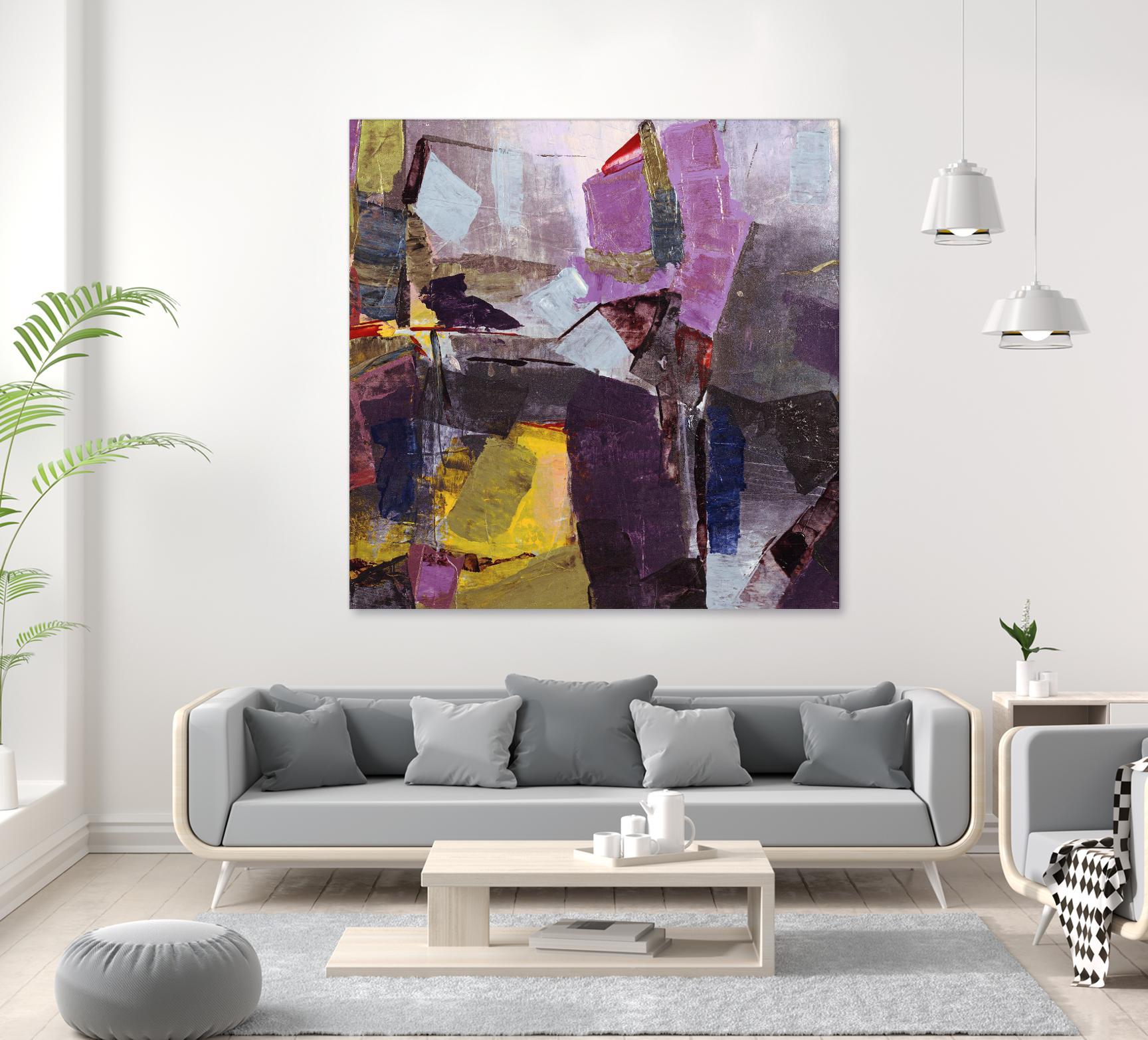 Broadway Nights by Daleno Art on GIANT ART - gold abstract abstrait 