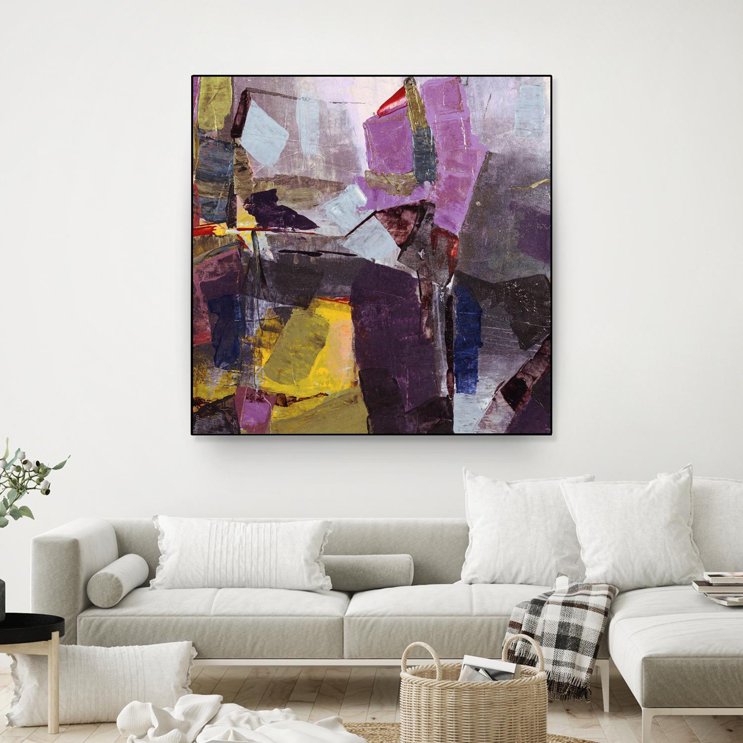 Broadway Nights by Daleno Art on GIANT ART - gold abstract abstrait 