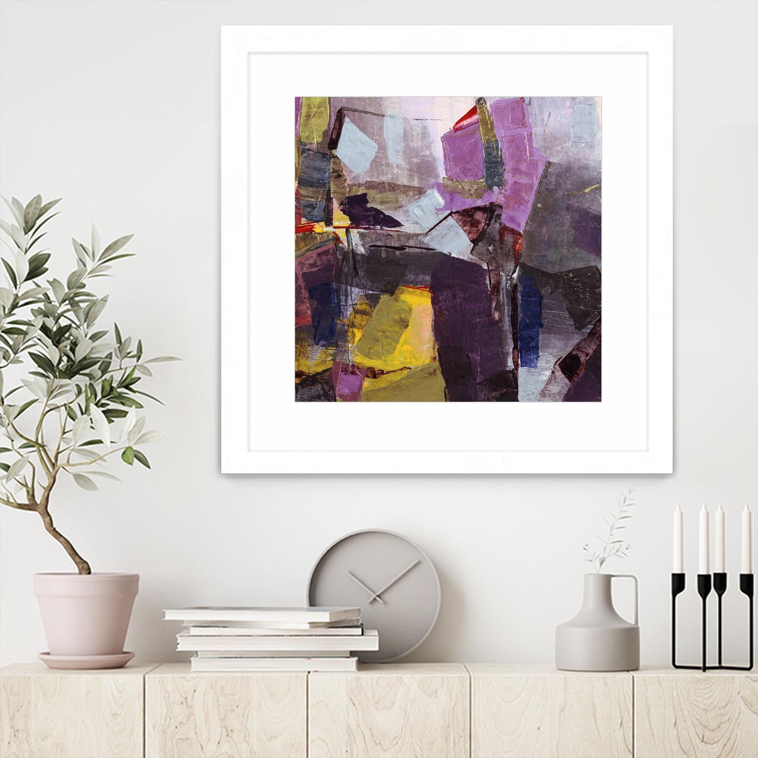 Broadway Nights by Daleno Art on GIANT ART - gold abstract abstrait 