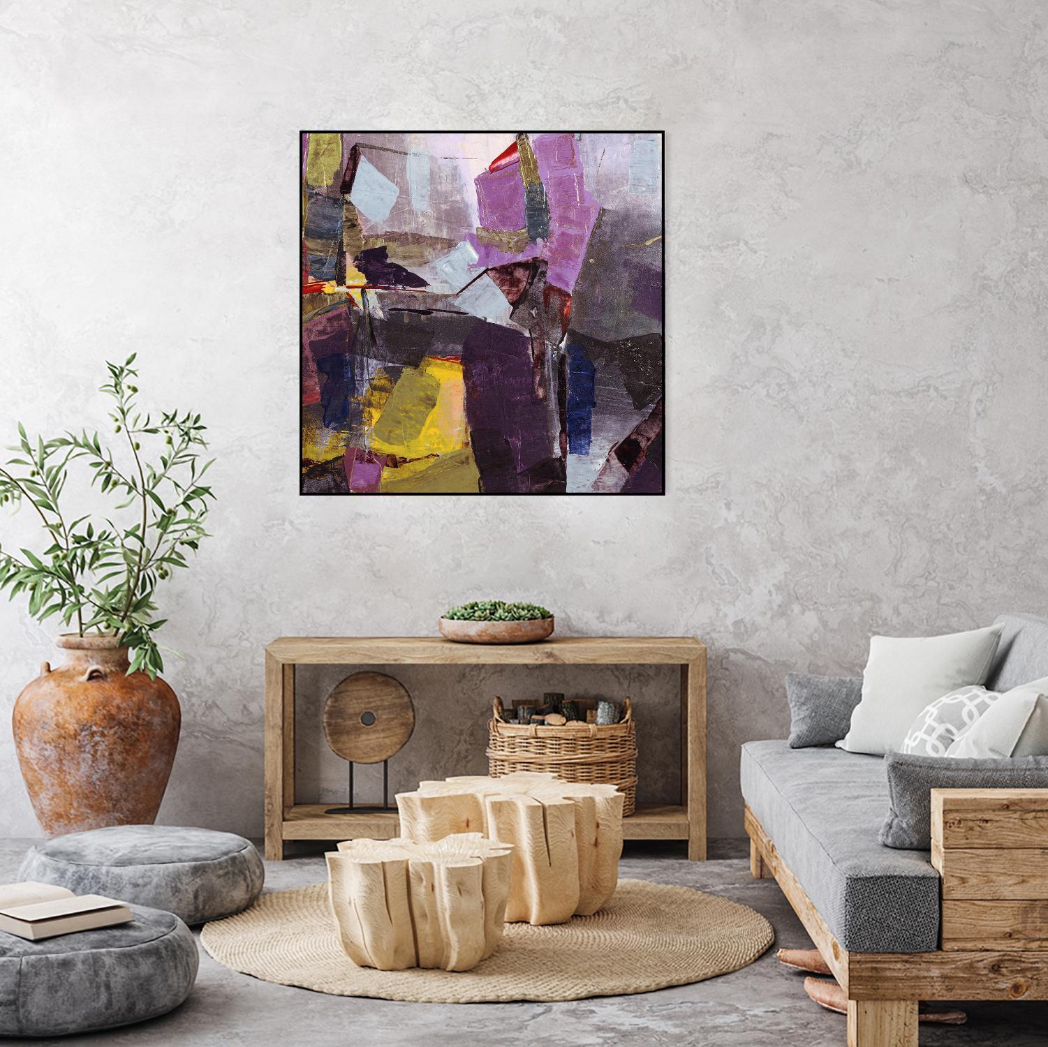 Broadway Nights by Daleno Art on GIANT ART - gold abstract abstrait 