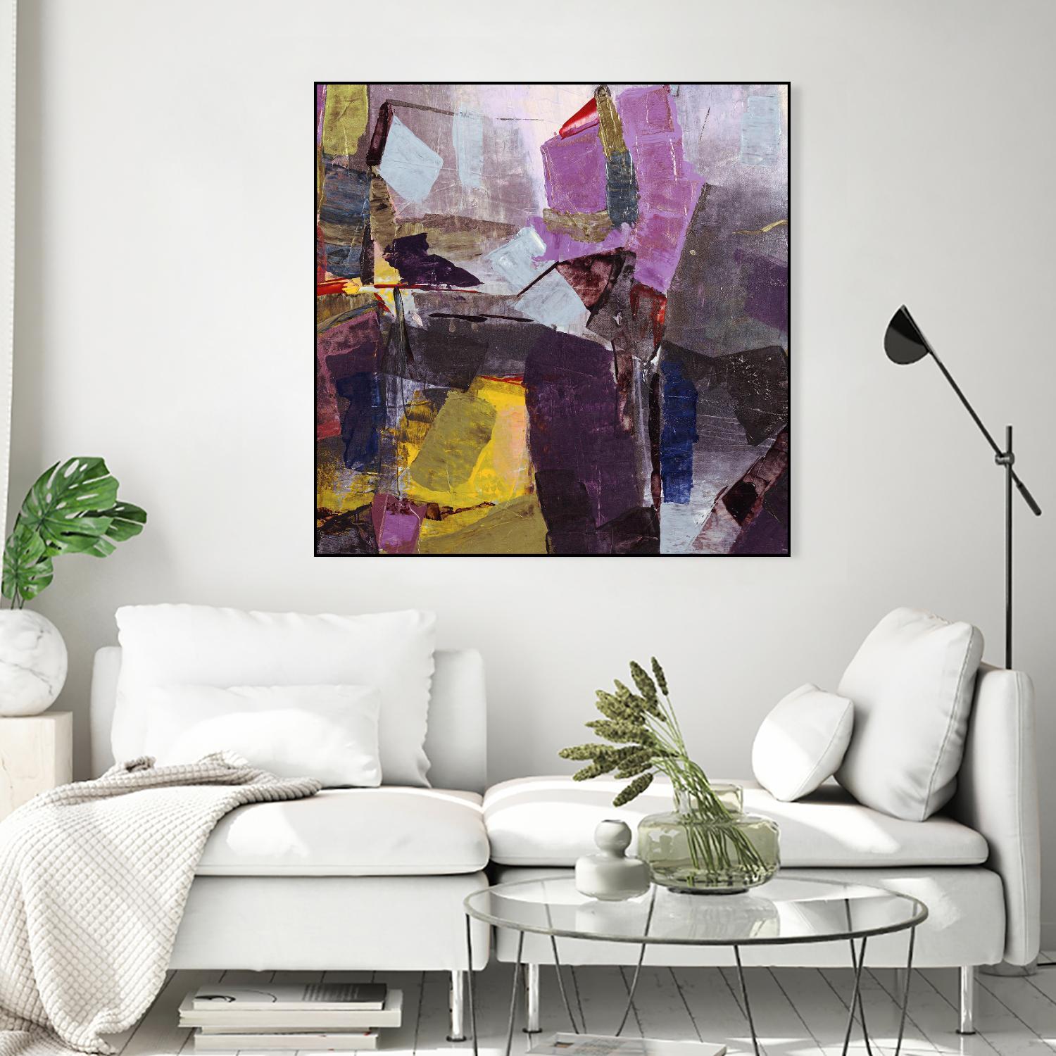 Broadway Nights by Daleno Art on GIANT ART - gold abstract abstrait 