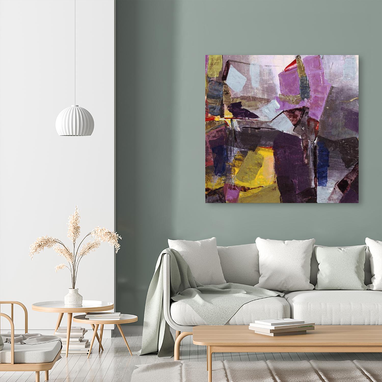 Broadway Nights by Daleno Art on GIANT ART - gold abstract abstrait 