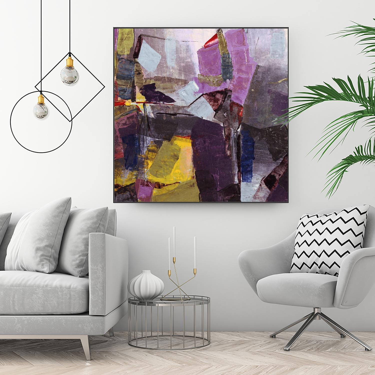 Broadway Nights by Daleno Art on GIANT ART - gold abstract abstrait 