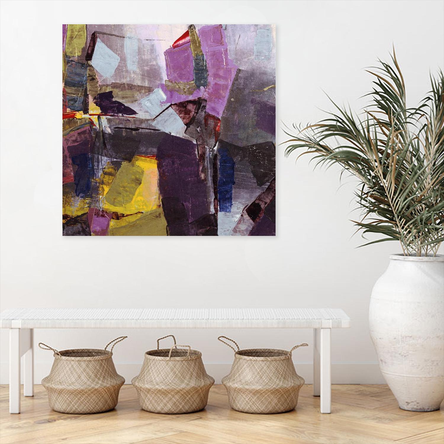 Broadway Nights by Daleno Art on GIANT ART - gold abstract abstrait 