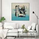 Get On The Floor by Daleno Art on GIANT ART - green abstract khaki