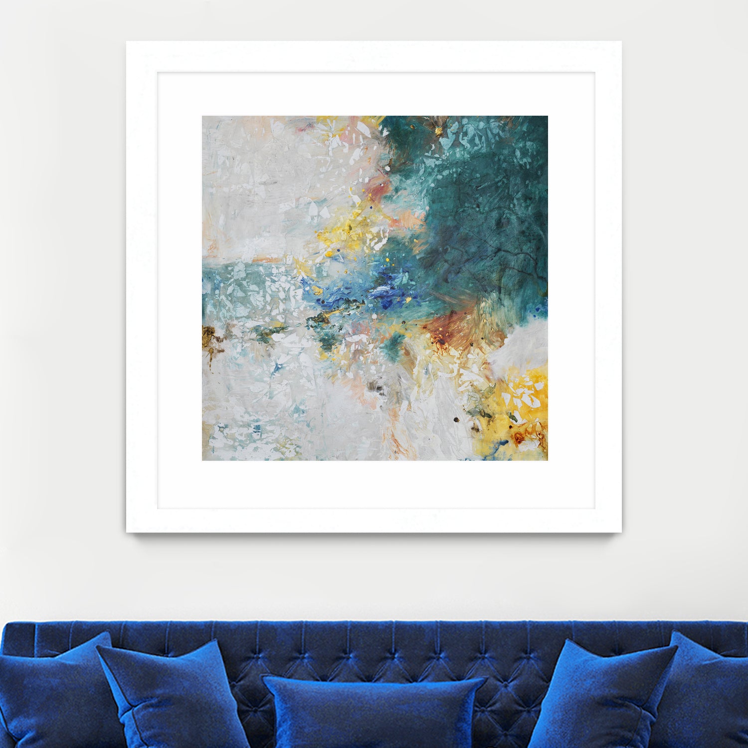 Basker by Daleno Art on GIANT ART - orange abstract