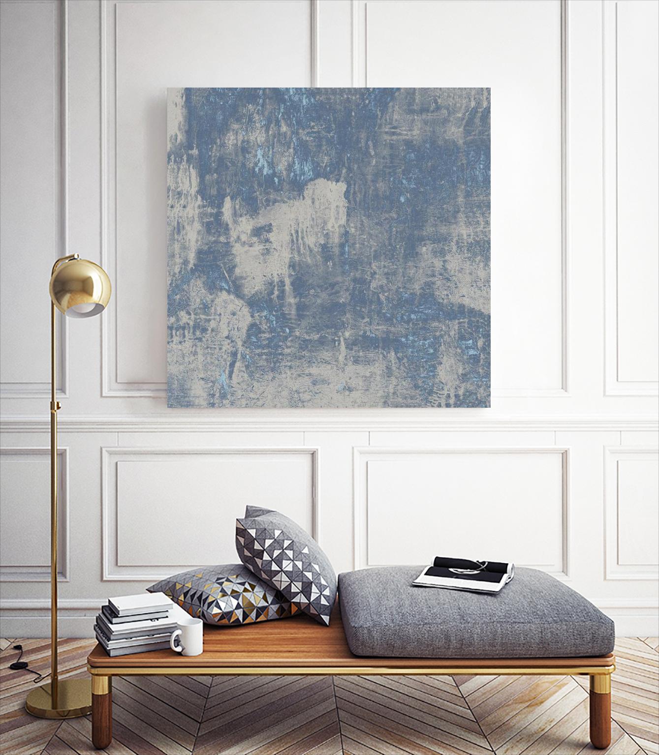 Masonry VIII by Daleno Art on GIANT ART - black abstract