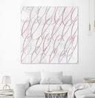 Hula I by Daleno Art on GIANT ART - red abstract abstrait 