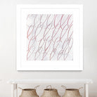 Hula I by Daleno Art on GIANT ART - red abstract abstrait 