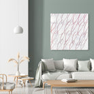 Hula I by Daleno Art on GIANT ART - red abstract abstrait 