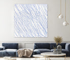 Hula II by Daleno Art on GIANT ART - blue abstract abstrait