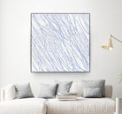 Hula II by Daleno Art on GIANT ART - blue abstract abstrait