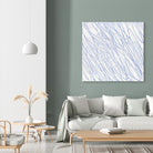 Hula II by Daleno Art on GIANT ART - blue abstract scribble wibble