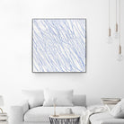 Hula II by Daleno Art on GIANT ART - blue abstract abstrait