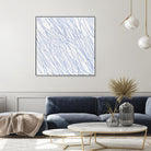 Hula II by Daleno Art on GIANT ART - blue abstract abstrait