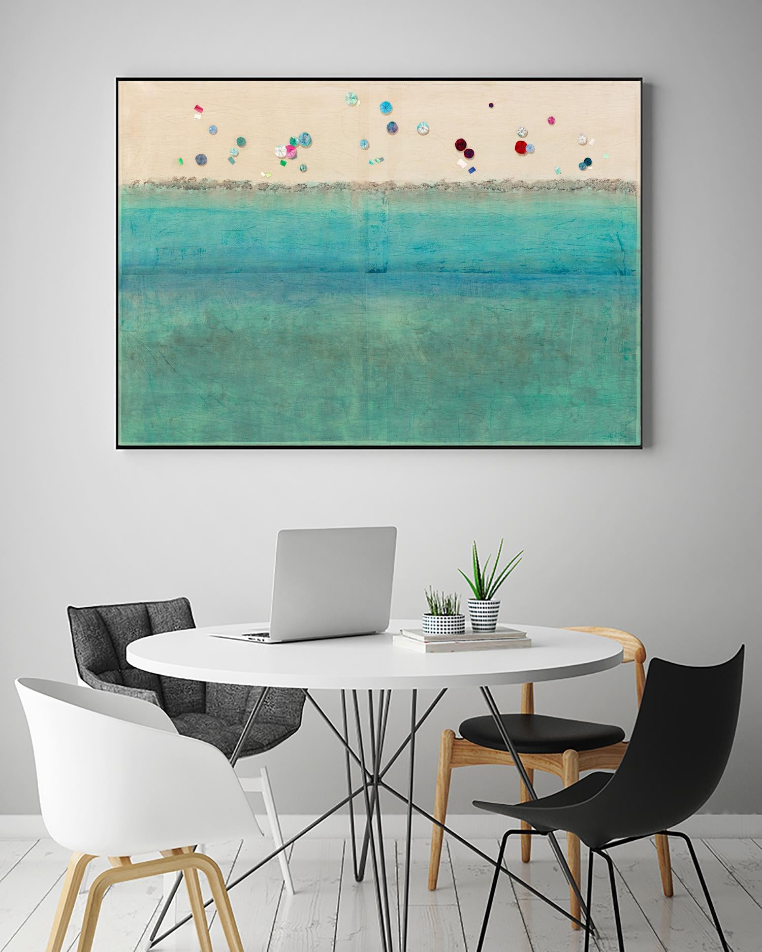 Leisure Life by Daleno Art on GIANT ART - red coastal sand