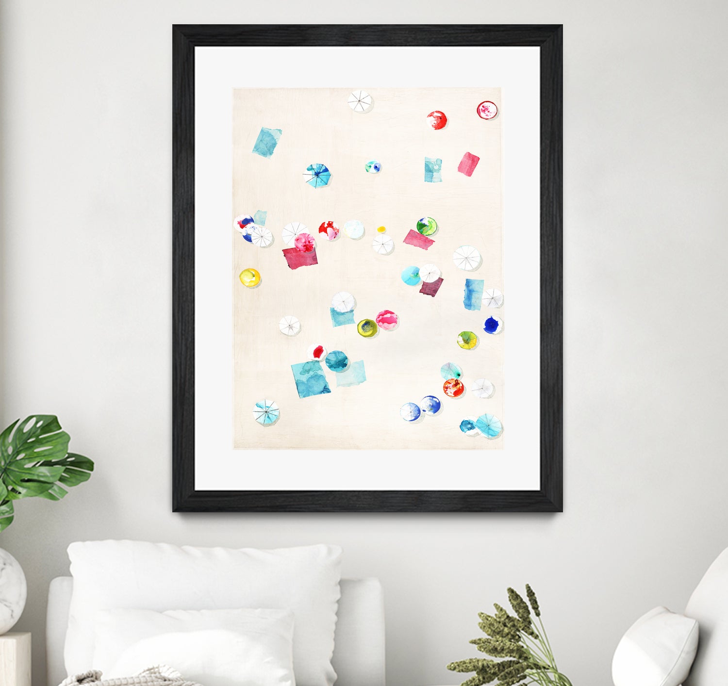 Fun Day Sunday by Daleno Art on GIANT ART - pink abstract