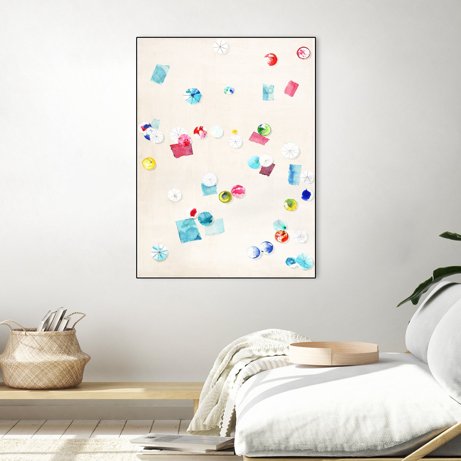 Fun Day Sunday by Daleno Art on GIANT ART - pink abstract