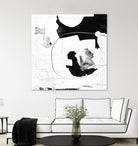 Traces of Silver III by Daleno Art on GIANT ART - black  black&white abstrait 