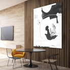 Traces of Silver III by Daleno Art on GIANT ART - black  black&white abstrait 