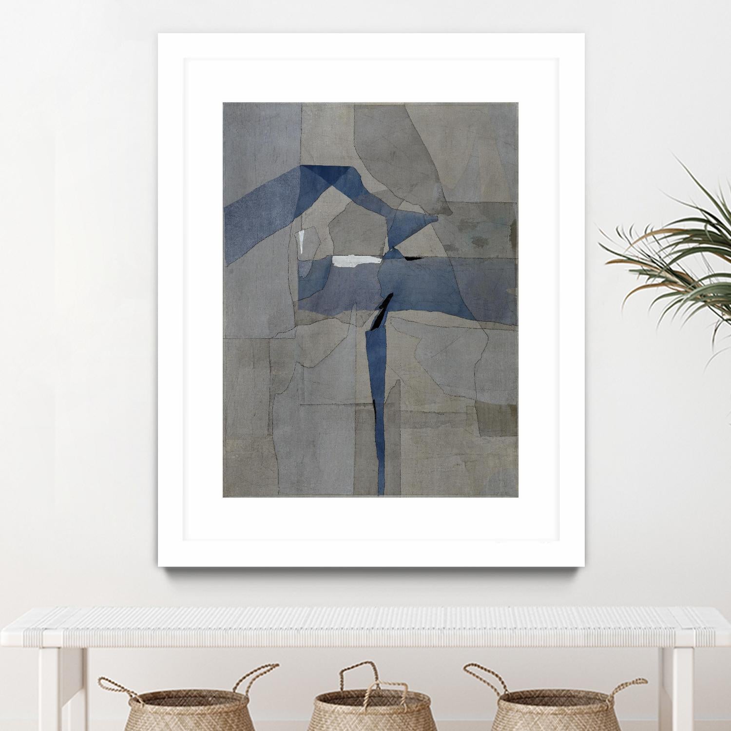 Survivor Puzzle by Daleno Art on GIANT ART - blue abstract abstrait 