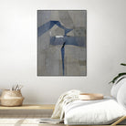 Survivor Puzzle by Daleno Art on GIANT ART - blue abstract abstrait 