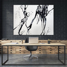 Staged Sophistication by Daleno Art on GIANT ART - white black&white abstrait 
