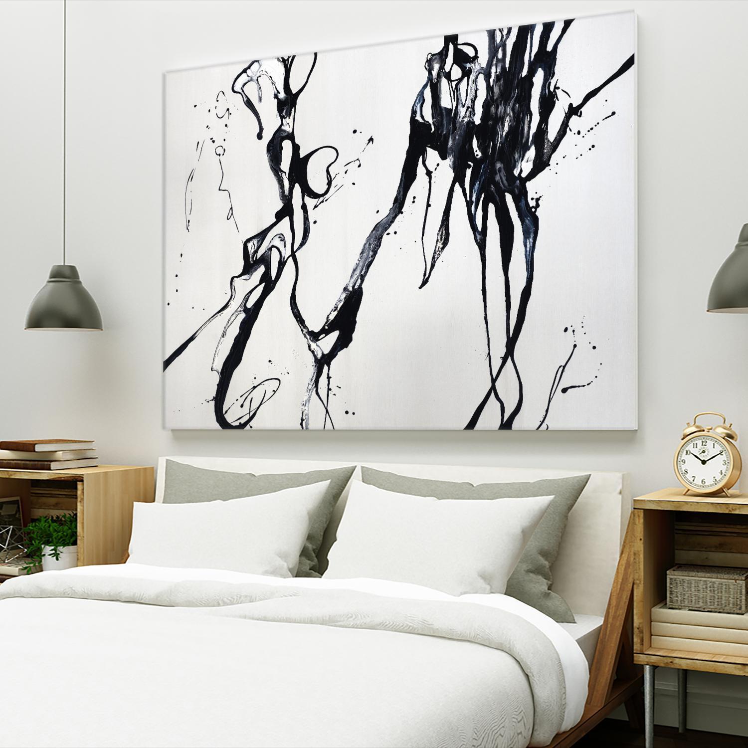 Staged Sophistication by Daleno Art on GIANT ART - white black&white abstrait 