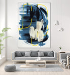 Curious Crafter II by Daleno Art on GIANT ART - blue abstract abstrait 