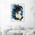 Curious Crafter II by Daleno Art on GIANT ART - blue abstract abstrait 