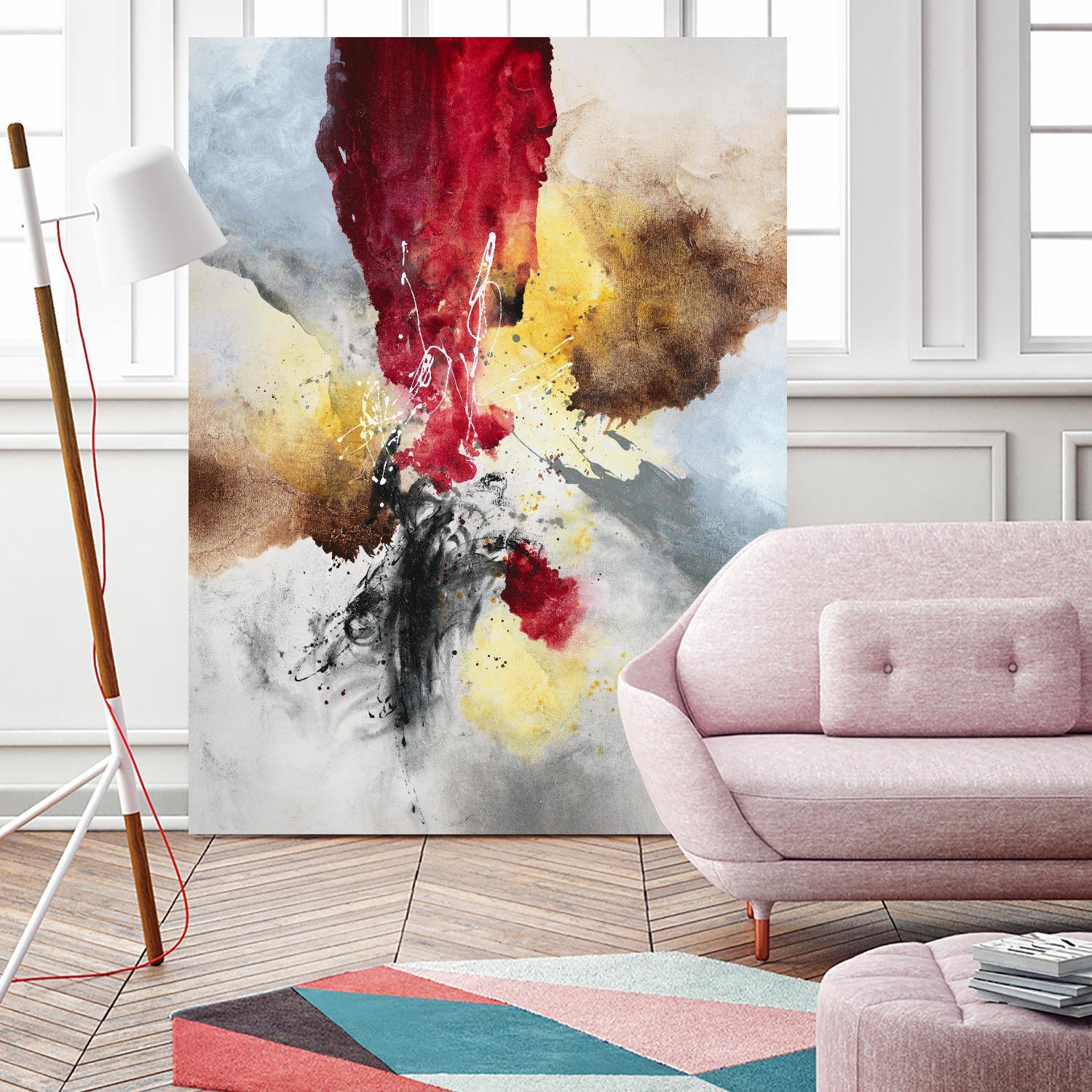 Subversion by Daleno Art on GIANT ART - red abstract abstrait 