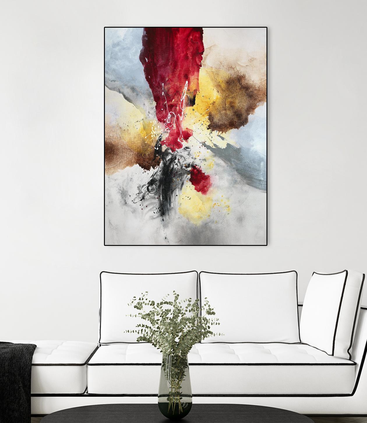 Subversion by Daleno Art on GIANT ART - red abstract abstrait 
