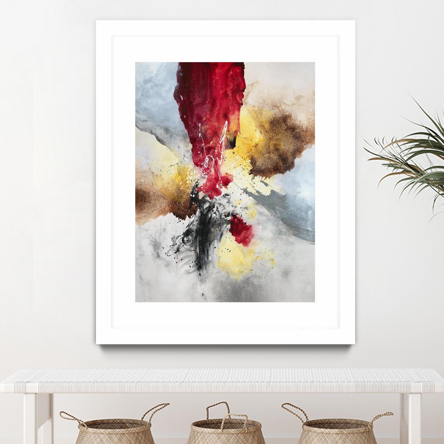 Subversion by Daleno Art on GIANT ART - red abstract abstrait 