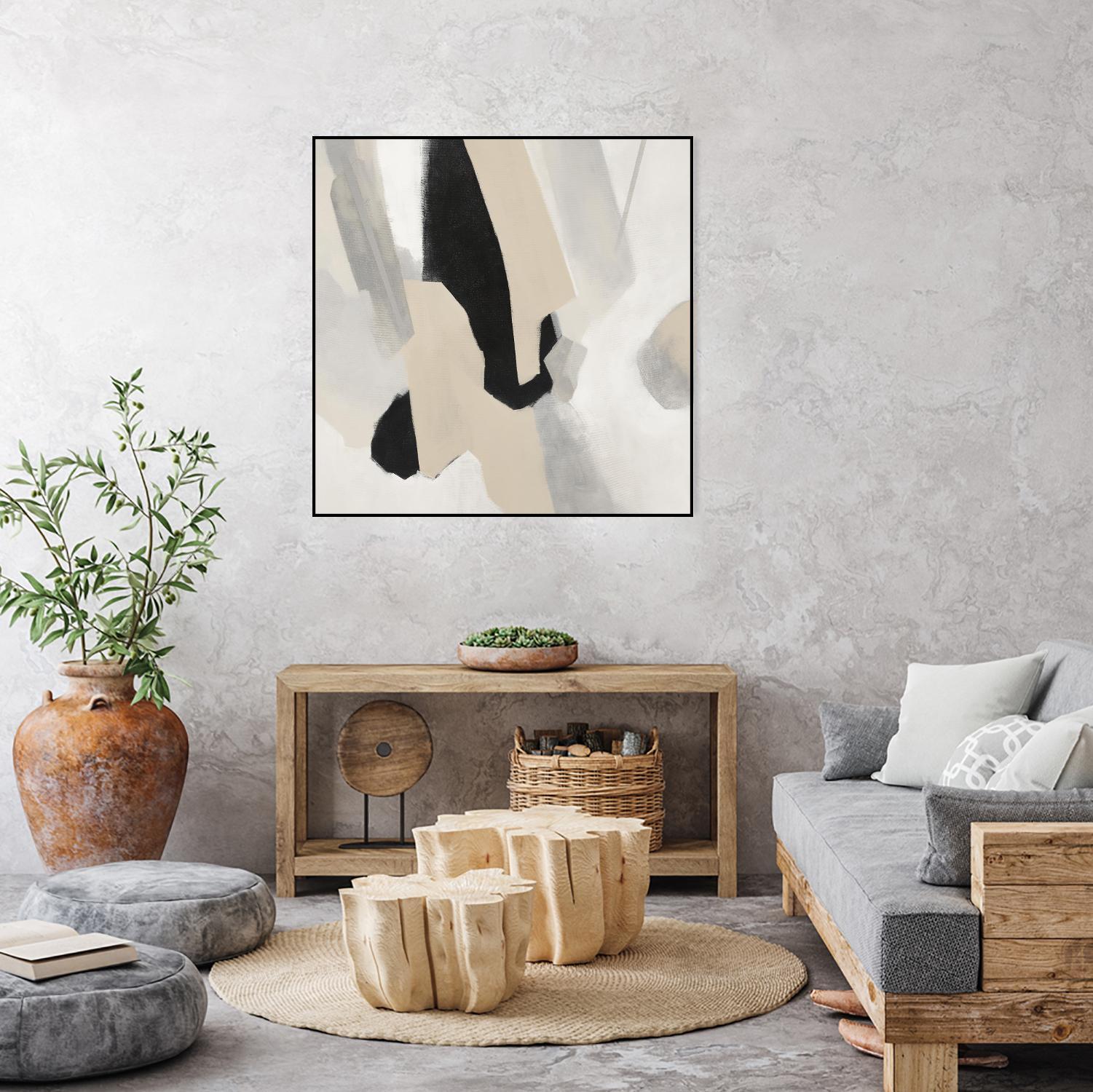 Dynamic Concourse II by Daleno Art on GIANT ART - beige abstract abstrait 