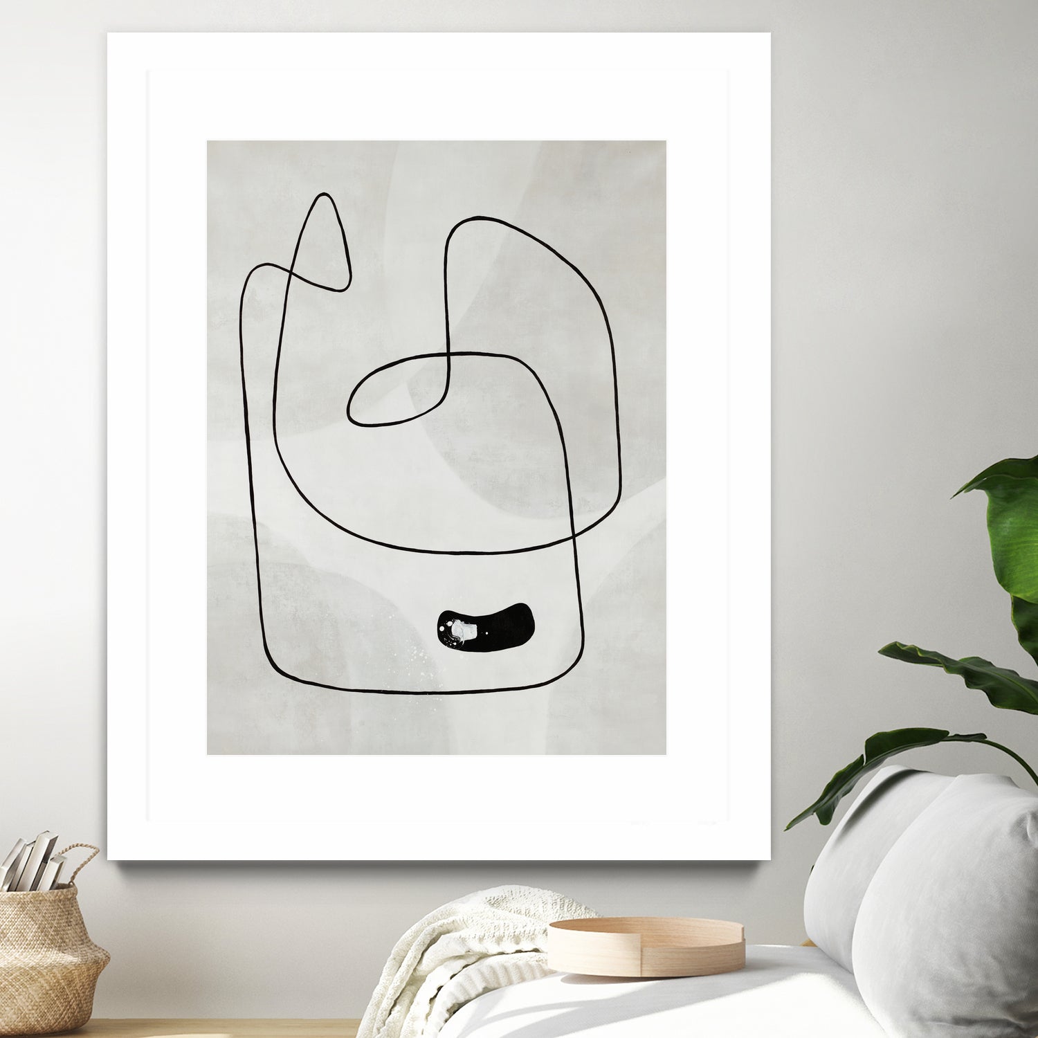 Take A Dip by Daleno Art on GIANT ART - black abstract