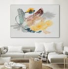 Blue Rope by Daleno Art on GIANT ART - green abstract