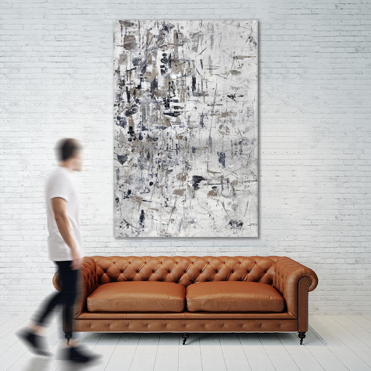 Scattered and Shattered.tif by Daleno Art on GIANT ART - black abstract abstrait 