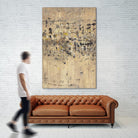 Visitors From Afar by Daleno Art on GIANT ART - gold abstract abstrait 