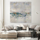 Broken Road III by Daleno Art on GIANT ART - green abstract