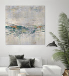 Broken Road III by Daleno Art on GIANT ART - green abstract