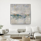 Broken Road III by Daleno Art on GIANT ART - green abstract