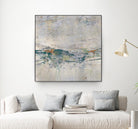 Broken Road III by Daleno Art on GIANT ART - green abstract