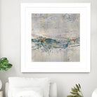 Broken Road III by Daleno Art on GIANT ART - green abstract