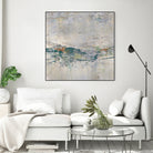 Broken Road III by Daleno Art on GIANT ART - green abstract