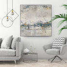 Broken Road IV by Daleno Art on GIANT ART - green abstract
