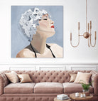 Getting My Tan On by Daleno Art on GIANT ART - red figurative swimmer