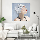 Getting My Tan On by Daleno Art on GIANT ART - red figurative swimmer