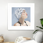 Getting My Tan On by Daleno Art on GIANT ART - red figurative swimmer