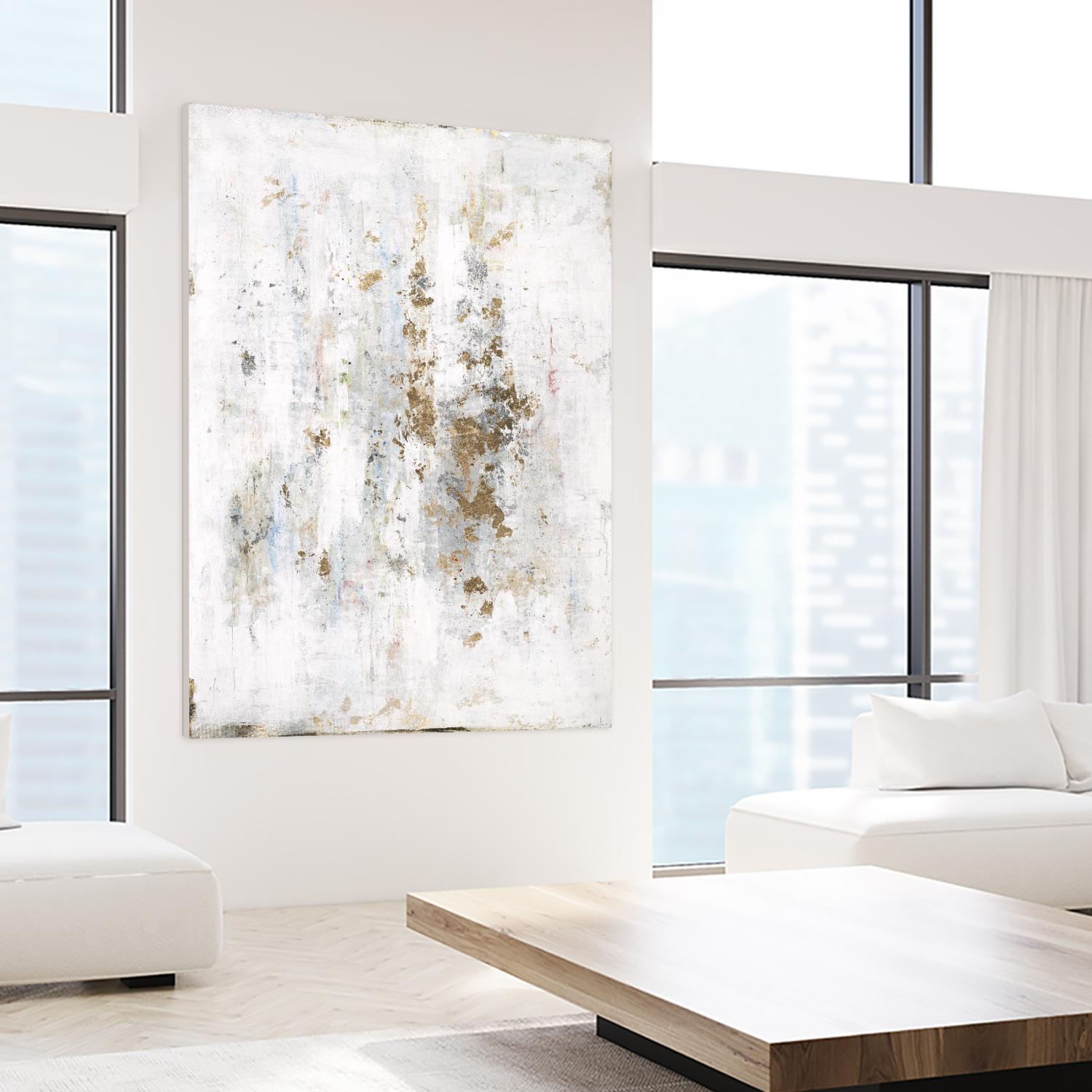 Drips and Dabs II by Daleno Art on GIANT ART - gold abstract abstract
